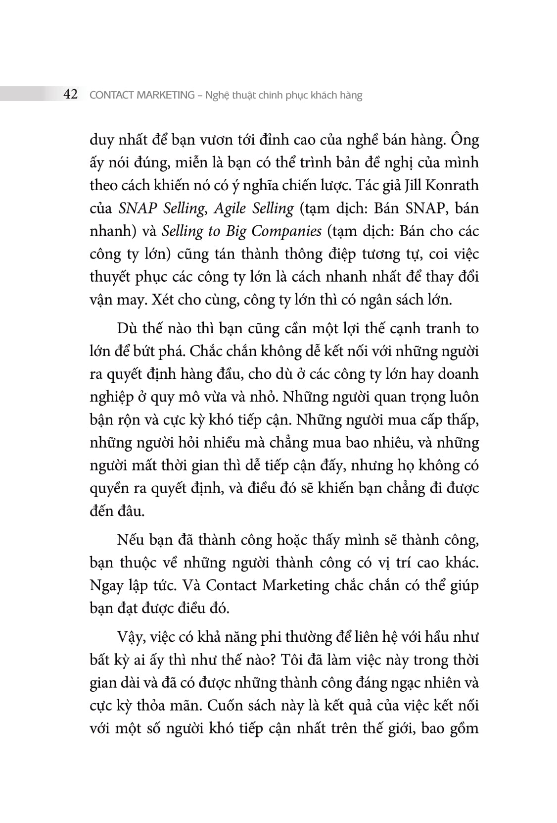 contact marketing - nghệ thuật chinh phục khách hàng