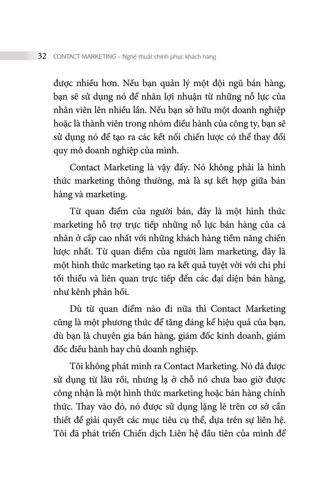 contact marketing - nghệ thuật chinh phục khách hàng