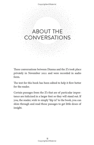 conversations with the z's, book one: the energetics of the new human soul