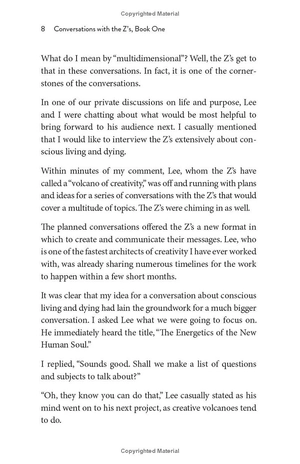 conversations with the z's, book one: the energetics of the new human soul