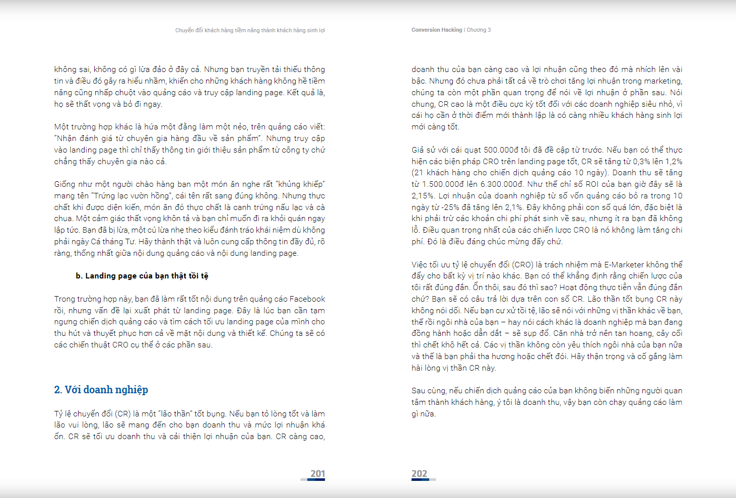 conversion hacking - gia tăng tỷ lệ chốt đơn hàng