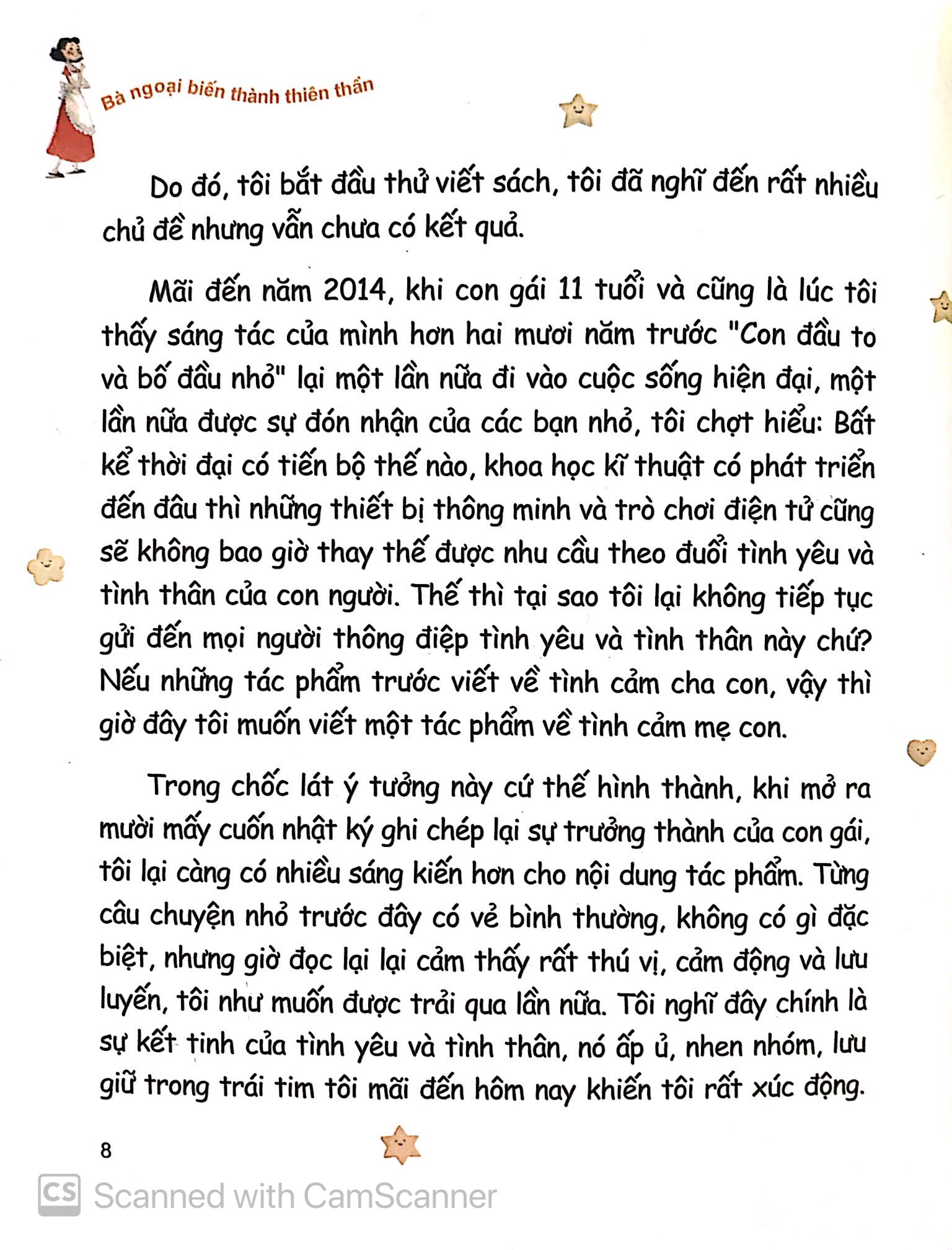 cookie và mẹ tạp dề - bà ngoại biến thành thiên thần