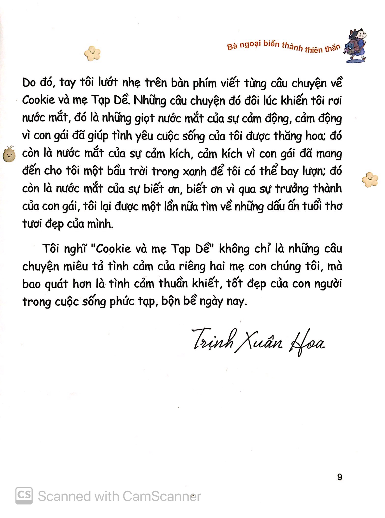 cookie và mẹ tạp dề - bà ngoại biến thành thiên thần