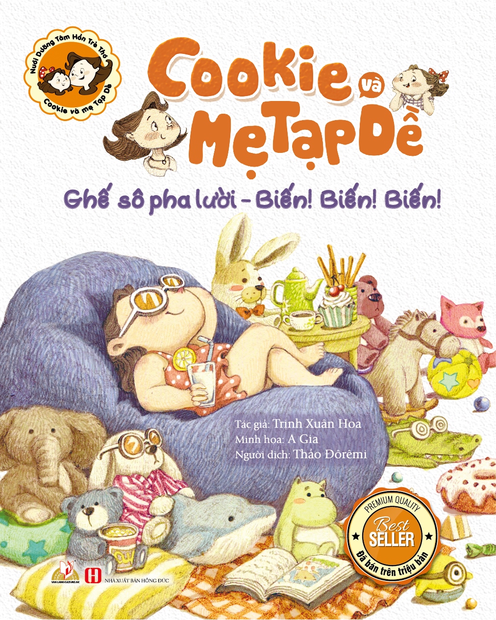 cookie và mẹ tạp dề - ghế sô pha lười - biến! biến! biến!