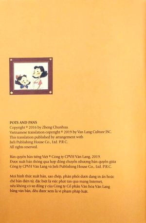 cookie và mẹ tạp dề - món canh nồi - chén - muỗng