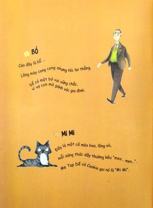 cookie và mẹ tạp dề - món canh nồi - chén - muỗng