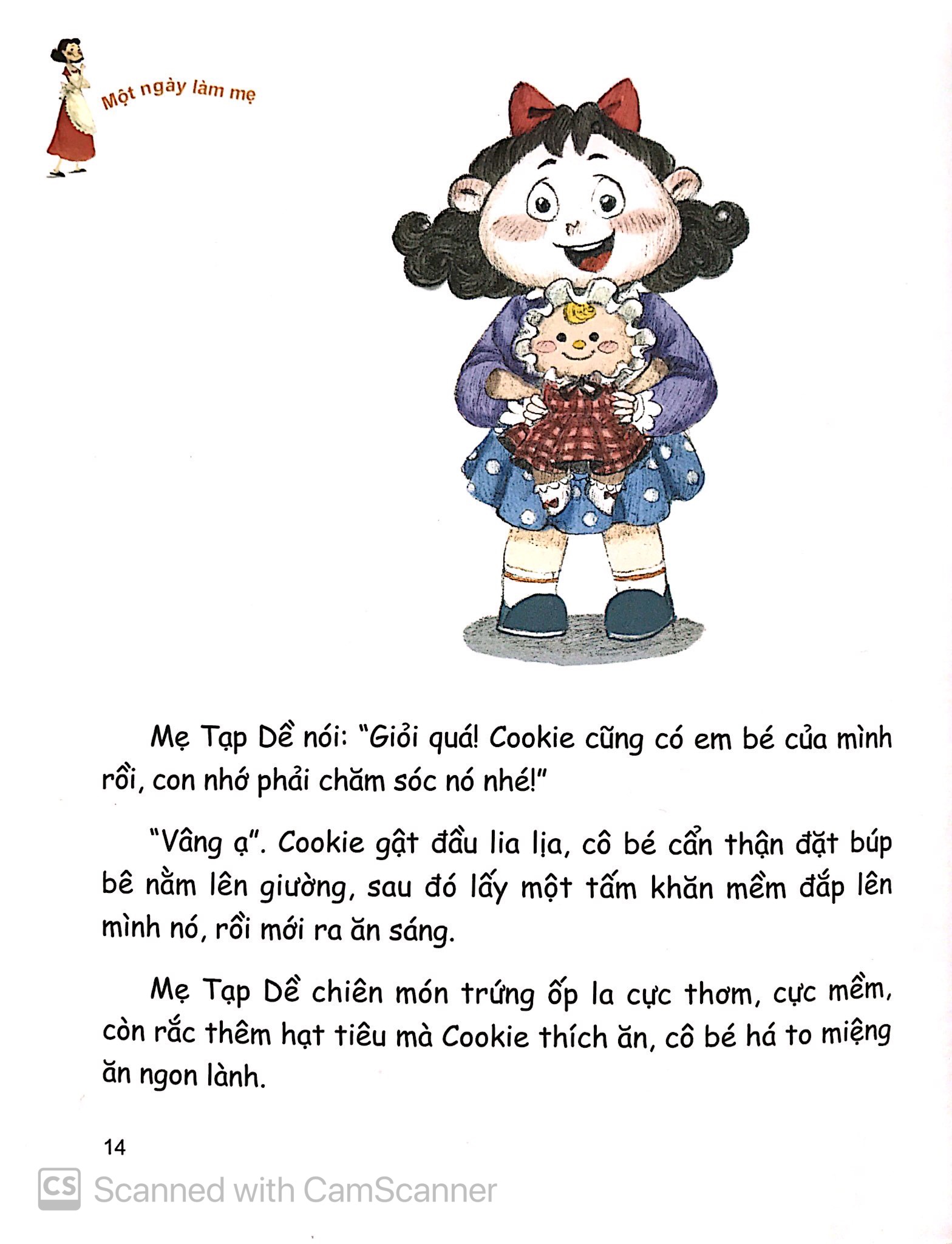 cookie và mẹ tạp dề - một ngày làm mẹ