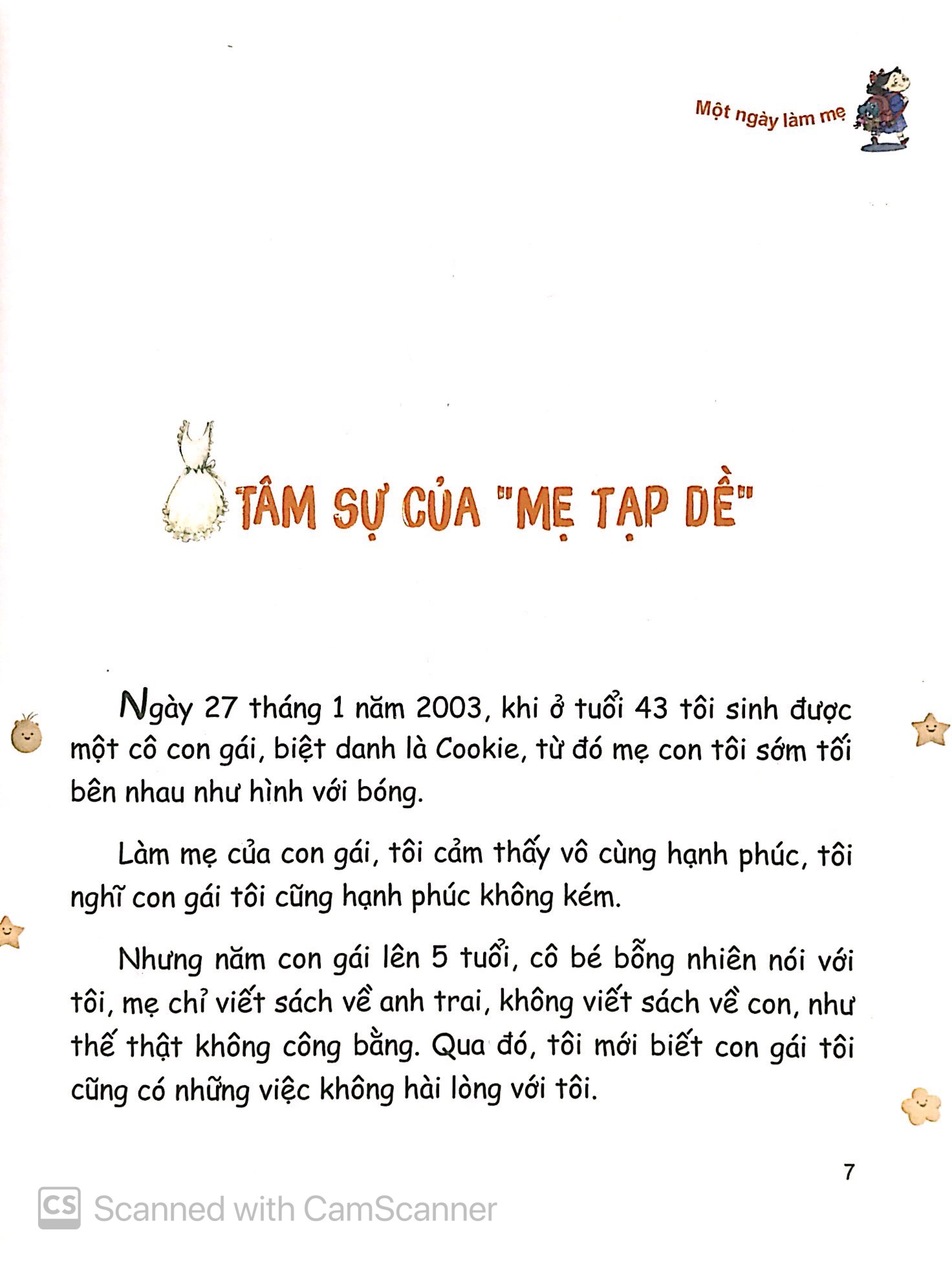 cookie và mẹ tạp dề - một ngày làm mẹ