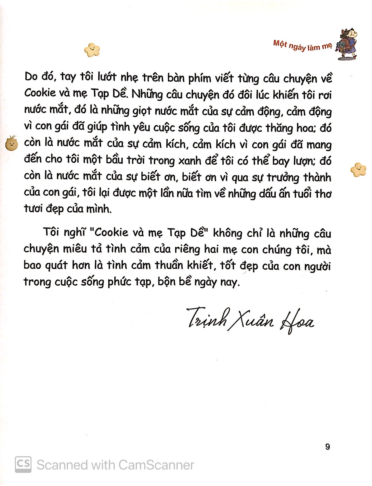 cookie và mẹ tạp dề - một ngày làm mẹ