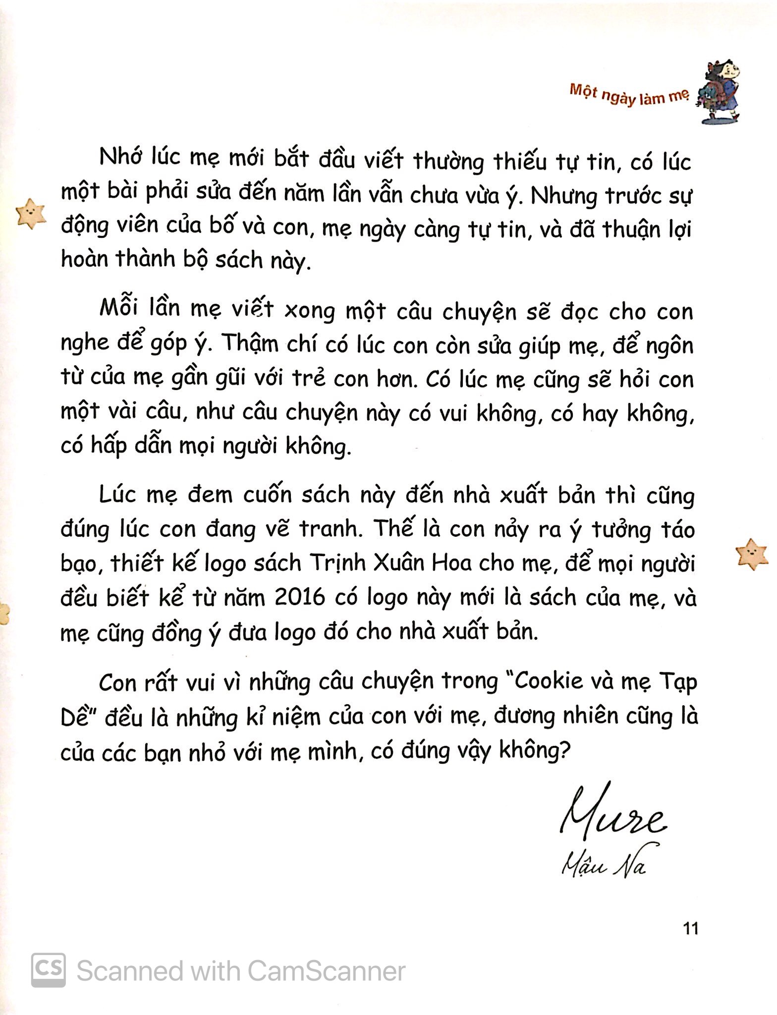 cookie và mẹ tạp dề - một ngày làm mẹ