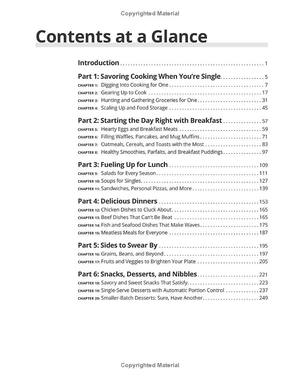 cooking for one for dummies