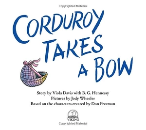 corduroy takes a bow