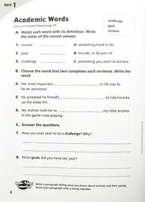 cornerstone 2013 workbook book grade 4