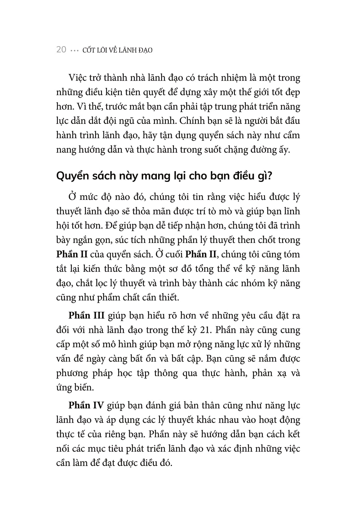 cốt lõi về lãnh đạo: phát triển phẩm chất lãnh đạo từ lý thuyết đến thực hành - essential leadership