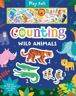 counting wild animals (play felt educational)
