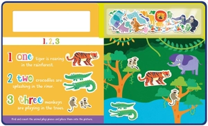 counting wild animals (play felt educational)