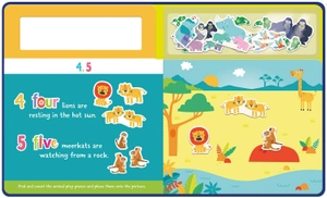 counting wild animals (play felt educational)