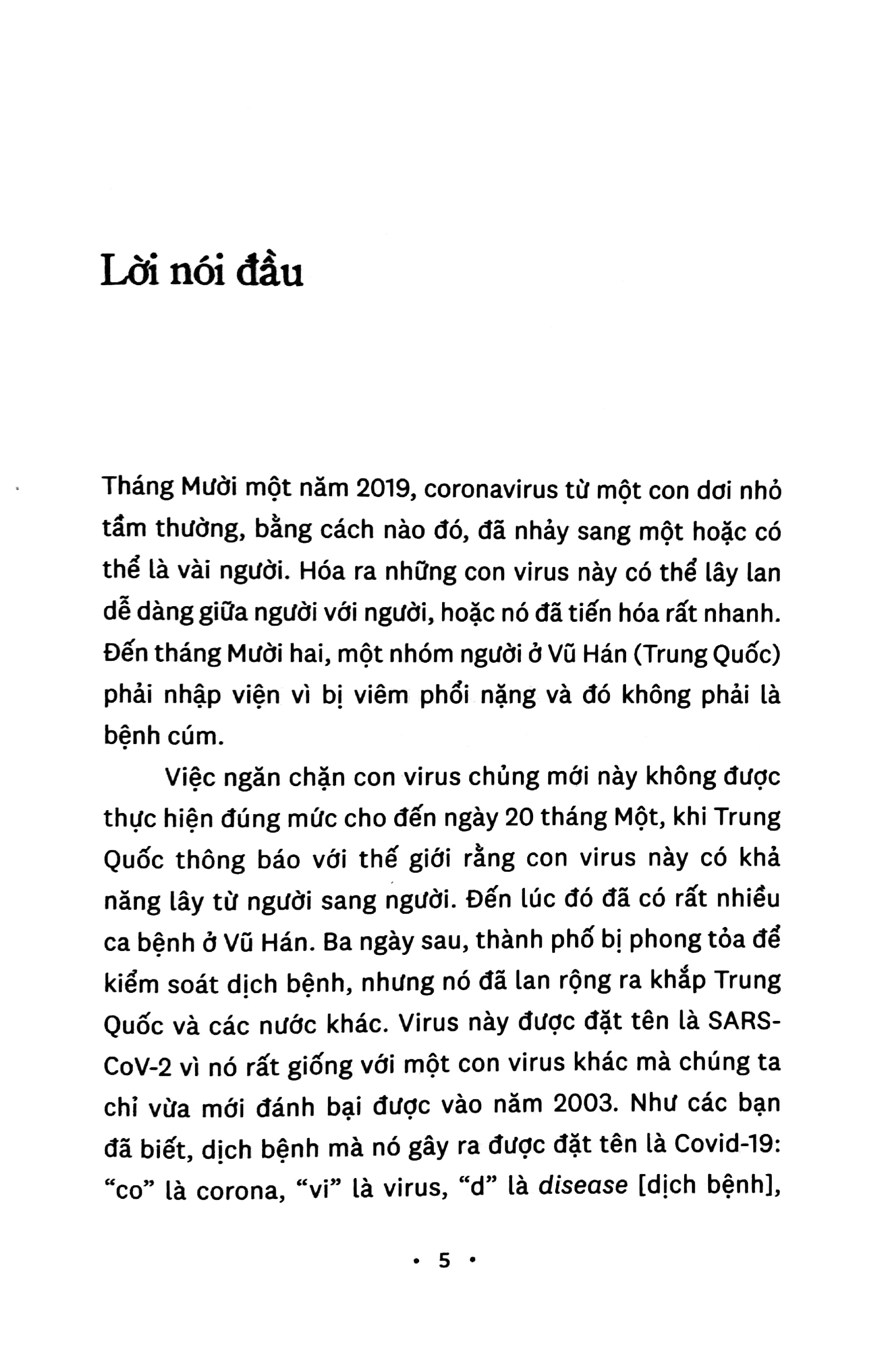 covid - 19: đại dịch đáng lẽ không bao giờ xảy ra và làm cách nào để ngăn chặn đại dịch kế tiếp