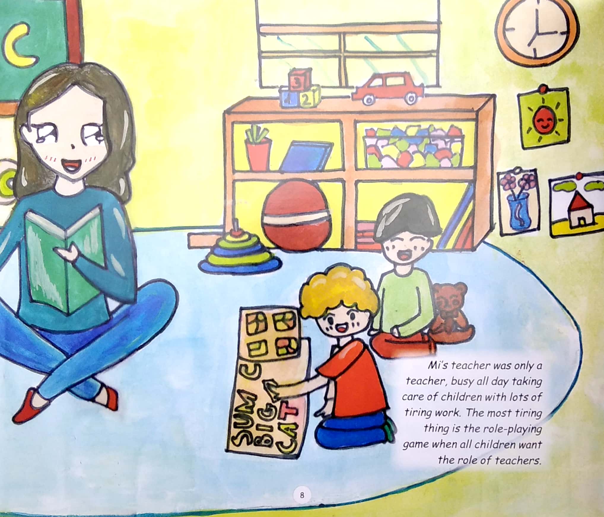 covid trong mắt trẻ thơ (song ngữ) - cô giáo phù thủy