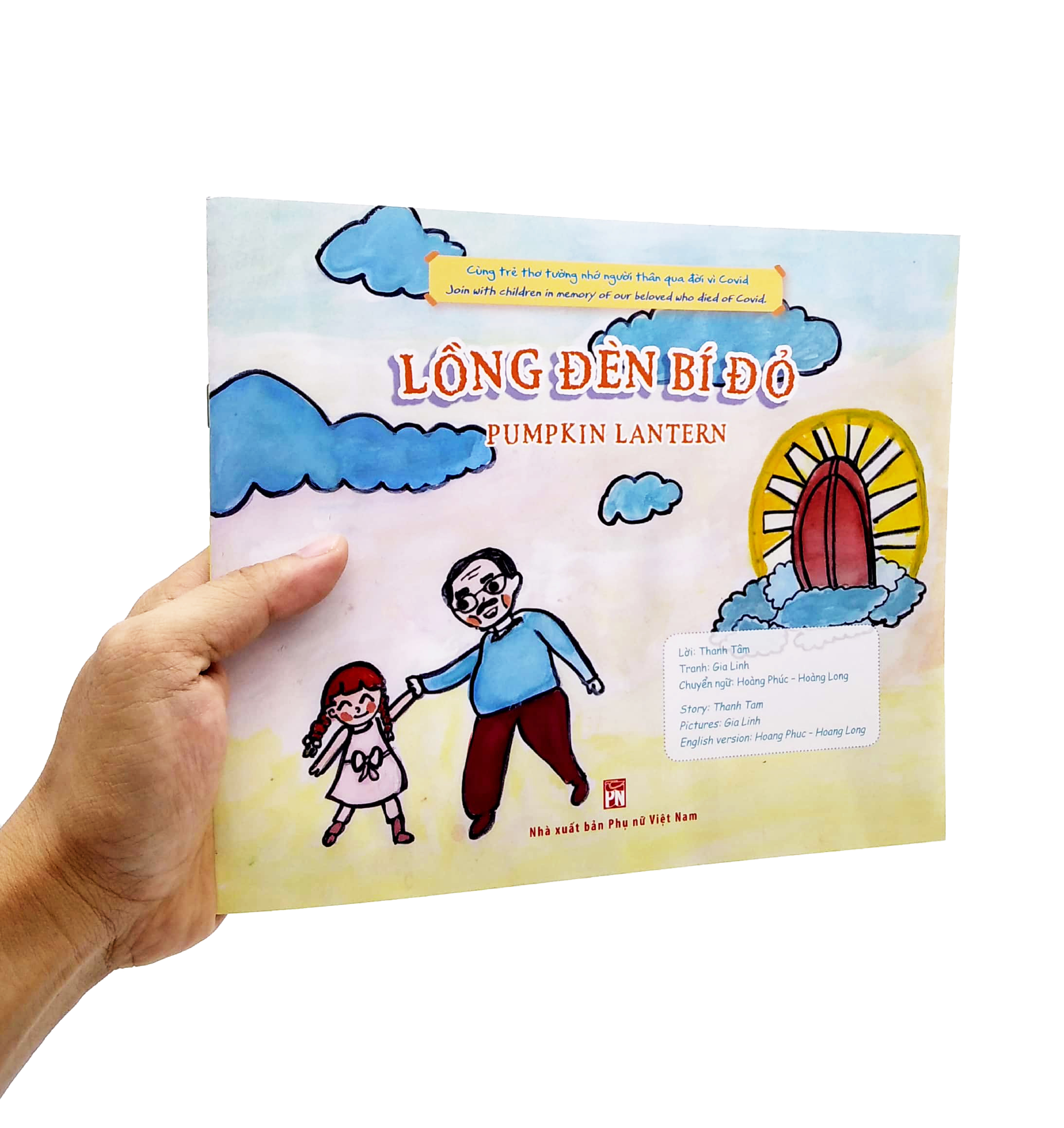 covid trong mắt trẻ thơ (song ngữ) - lồng đèn bí đỏ