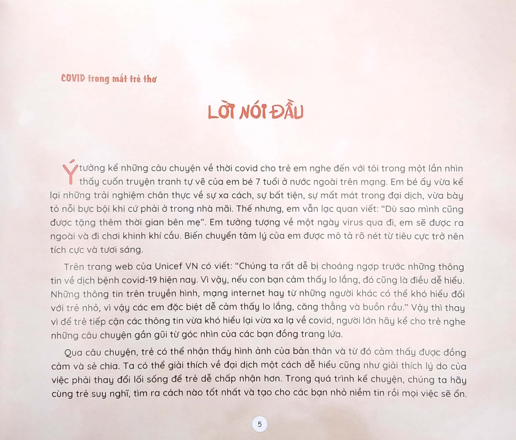 covid trong mắt trẻ thơ (song ngữ) - lồng đèn bí đỏ