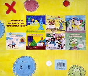 covid trong mắt trẻ thơ (song ngữ) - virus có ăn được trăng rằm