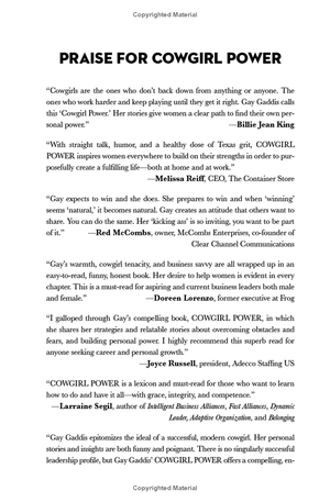 cowgirl power: how to kick ass in business and life