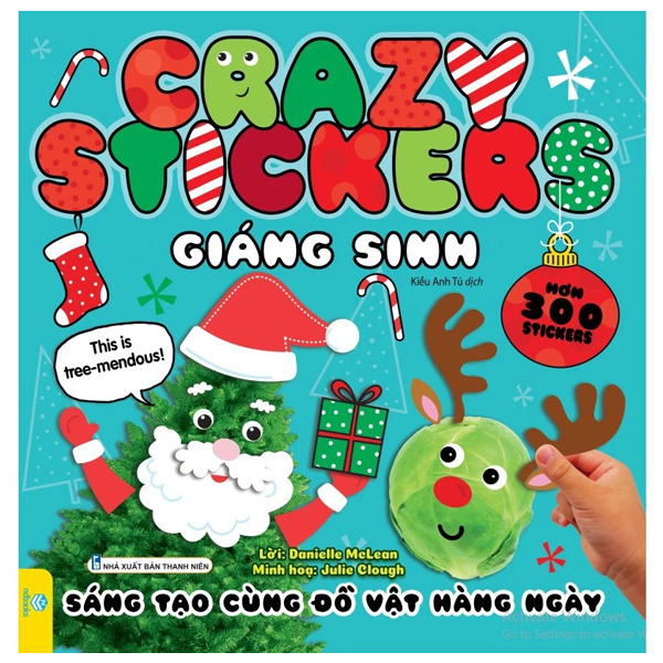 Crazy Stickers - Giang Sinh - Sang Tao Cung Do Vat Hang Ngay