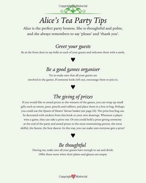 create your own alice and the mad hatter's tea party