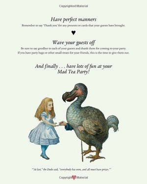 create your own alice and the mad hatter's tea party