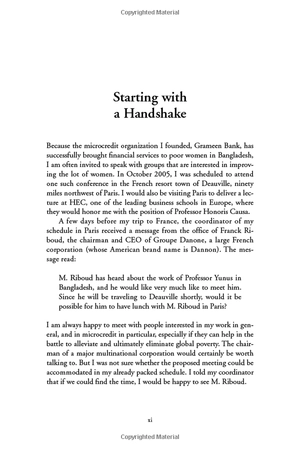 creating a world without poverty