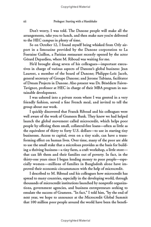 creating a world without poverty