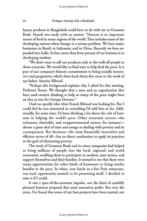 creating a world without poverty