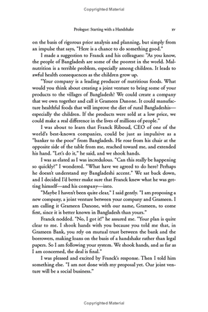 creating a world without poverty