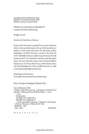 creating a world without poverty