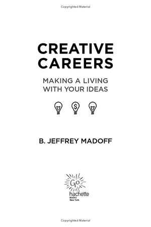 creative careers: making a living with your ideas