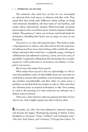 creativity, inc. : overcoming the unseen forces that stand in the way of true inspiration