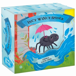 crinkly cloth book - incy wincy spider