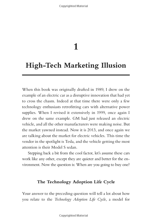 crossing the chasm, 3rd edition : marketing and selling disruptive products to mainstream customers