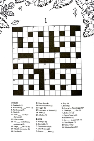 crossword puzzles