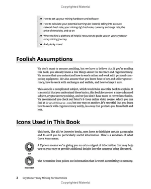 cryptocurrency mining for dummies 2nd edition