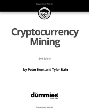 cryptocurrency mining for dummies 2nd edition