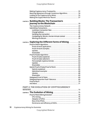 cryptocurrency mining for dummies 2nd edition