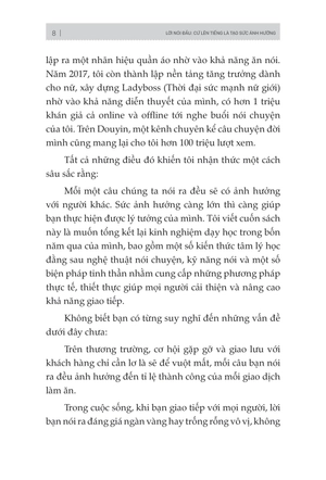 cứ lên tiếng là tạo sức ảnh hưởng