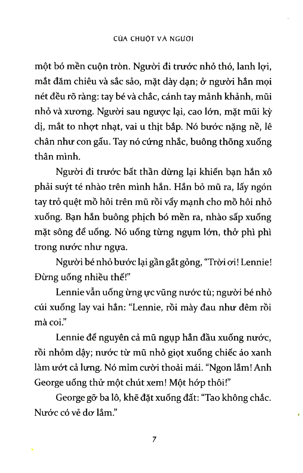 của chuột và người