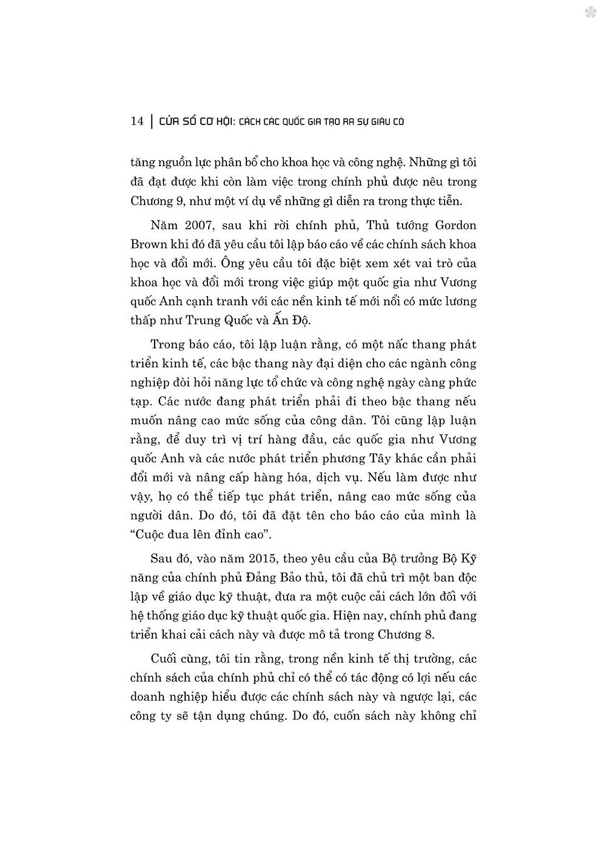 cửa sổ cơ hội - cách các quốc gia tạo ra sự giàu có