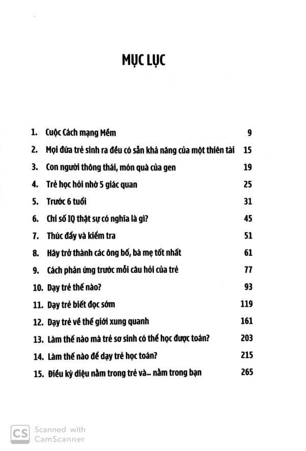 cửa sổ vàng cho trí tuệ của trẻ