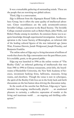 culture: leading scientists explore societies, art, power, and technology (best of edge series)