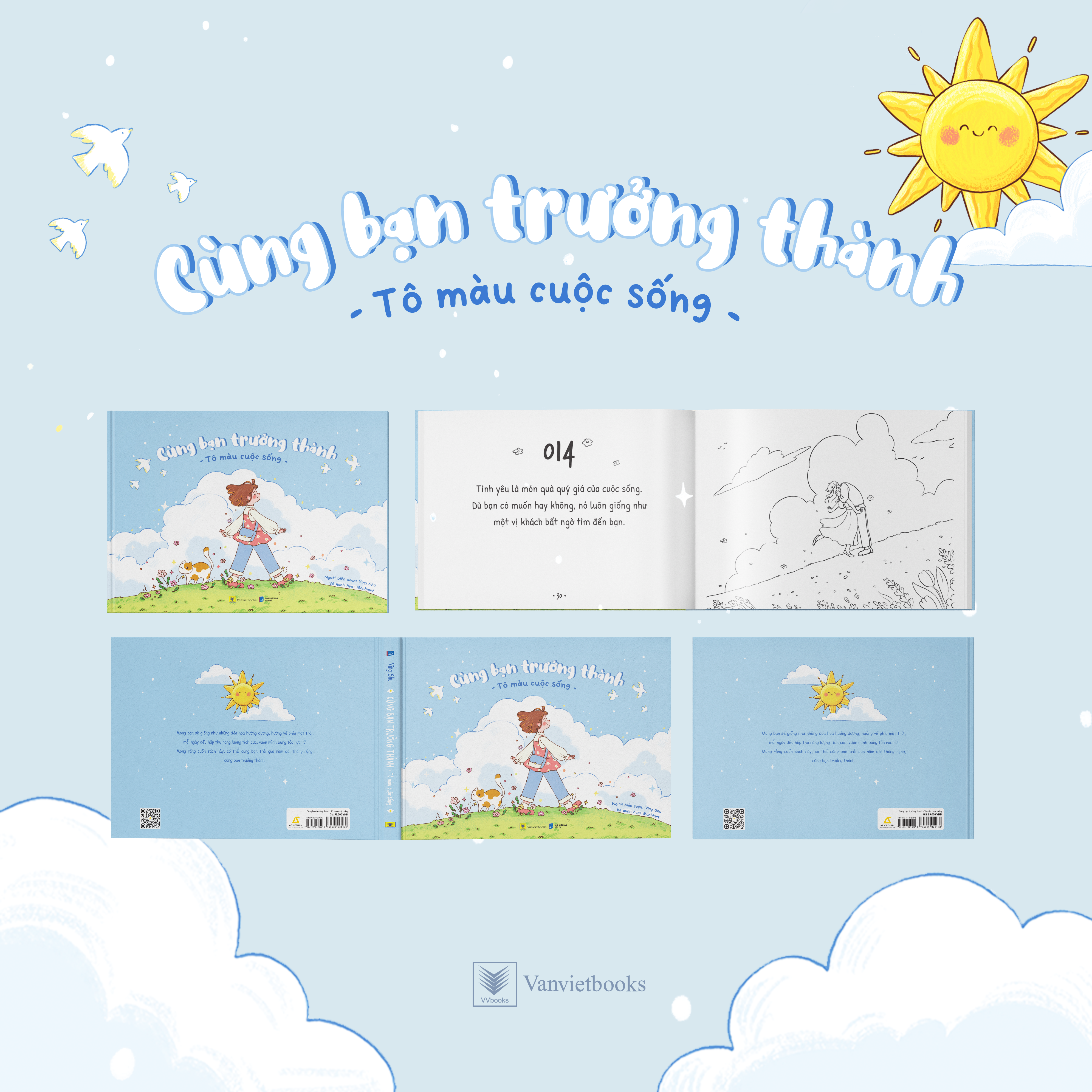 cùng bạn trưởng thành - tô màu cuộc sống