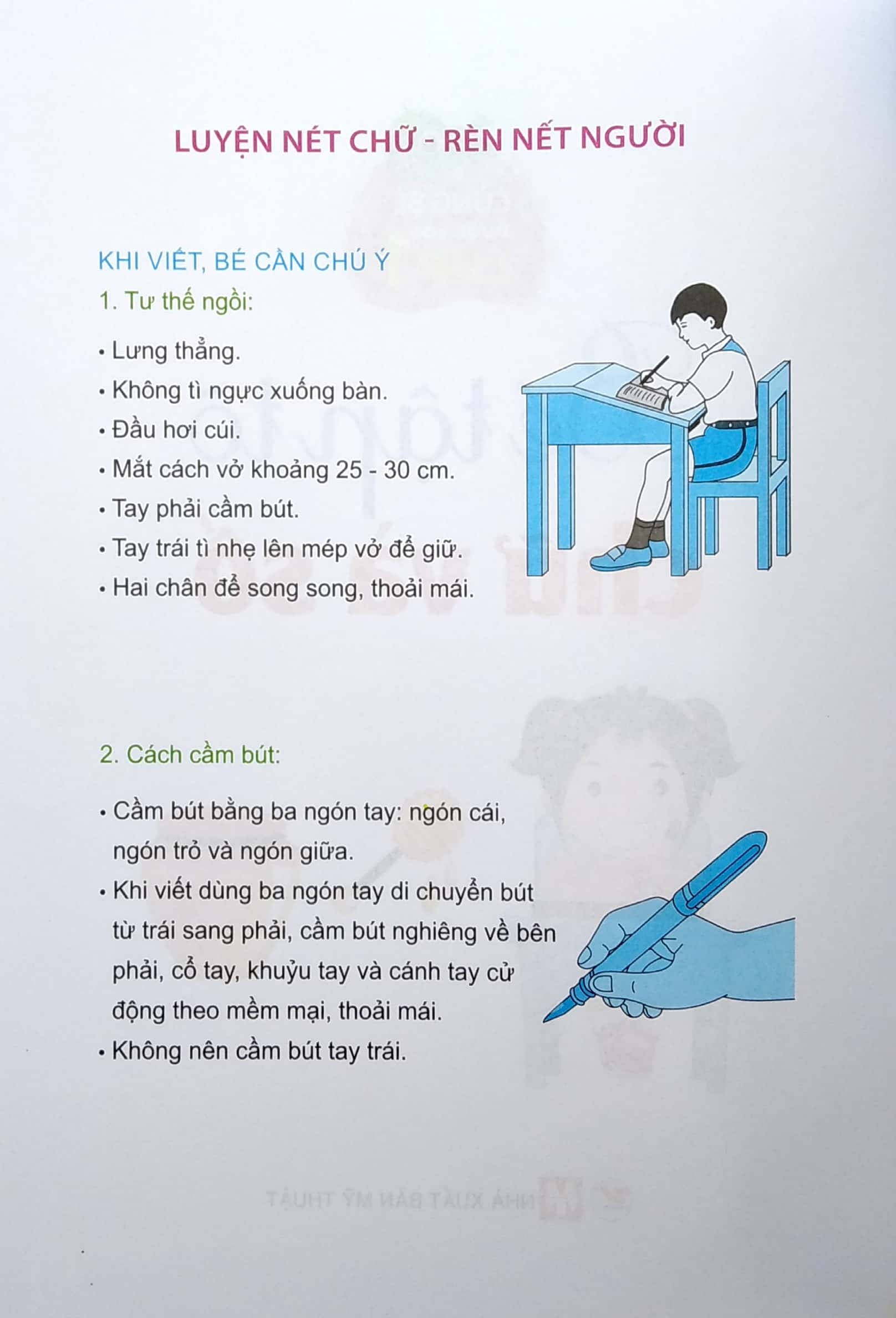 cùng bé bước vào lớp 1 - bé tập tô chữ và số